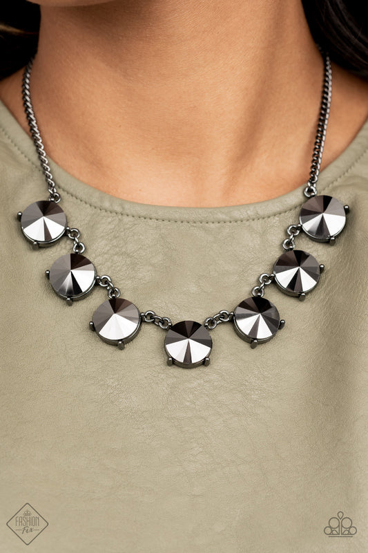 The SHOWCASE Must Go On - Black necklace -fashion fix