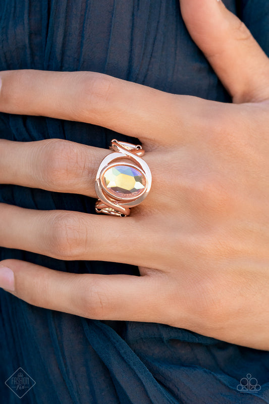 Mystical Treasure - Rose Gold ring -fashion fix