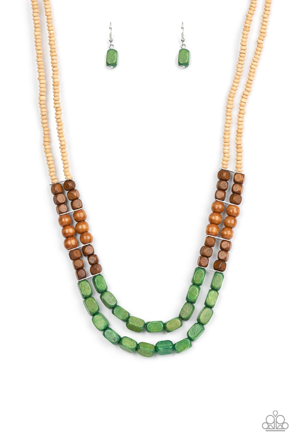Bermuda Bellhop - Green necklace