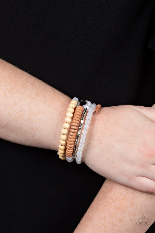 Espiral de espíritu libre - Pulsera blanca