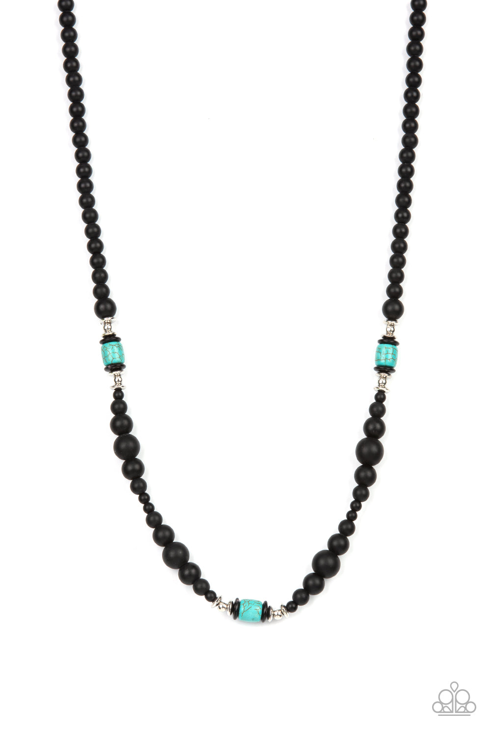 Stone Synchrony - Blue Necklace