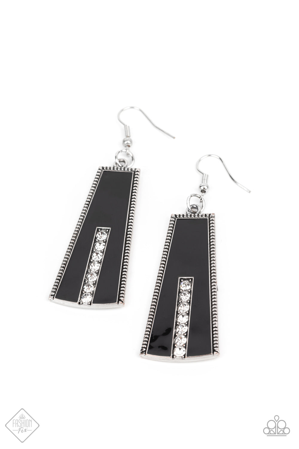Exigentemente Deco - Pendientes negros Solución de moda de septiembre