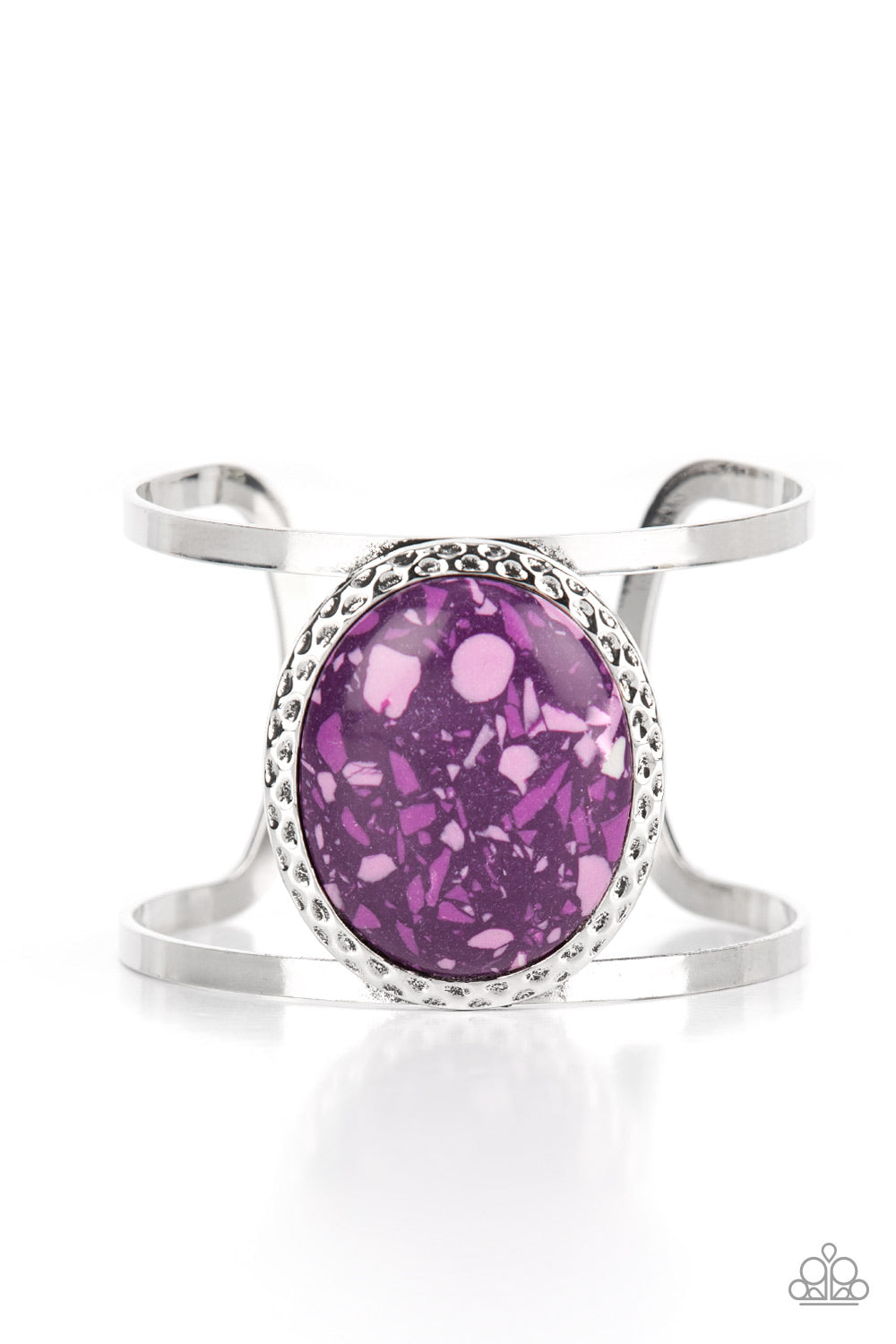 Terrazo tentador - Pulsera morada