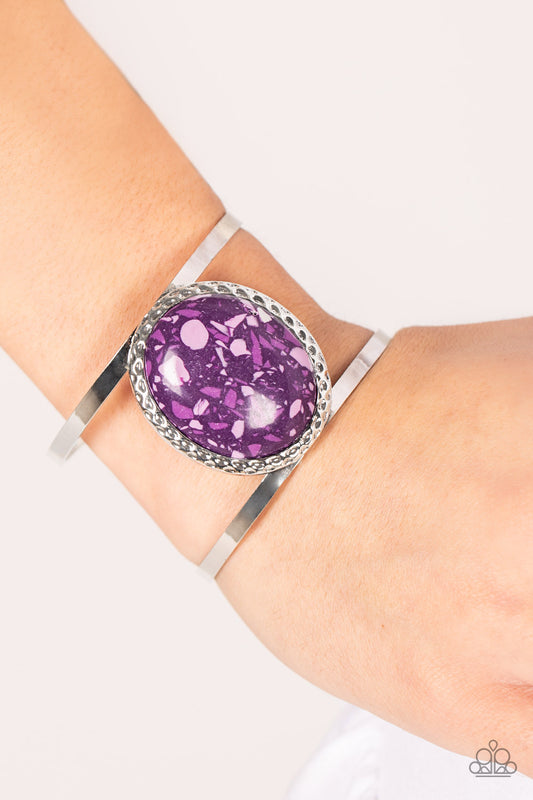 Terrazo tentador - Pulsera morada