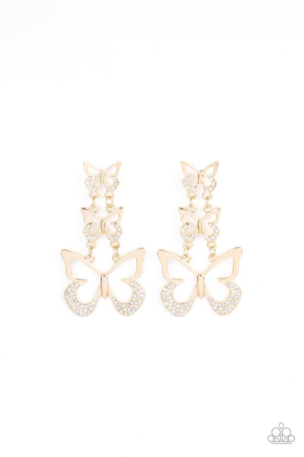 Pendiente Flutter Flamboyant - Oro