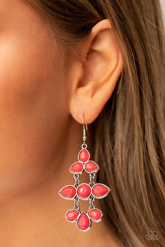 Bay Breezin - Pendientes rojos