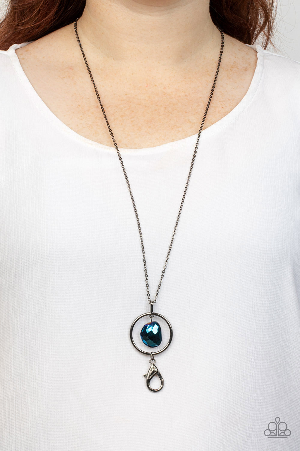 Hands-Down Dazzling - Collar azul (cordón)