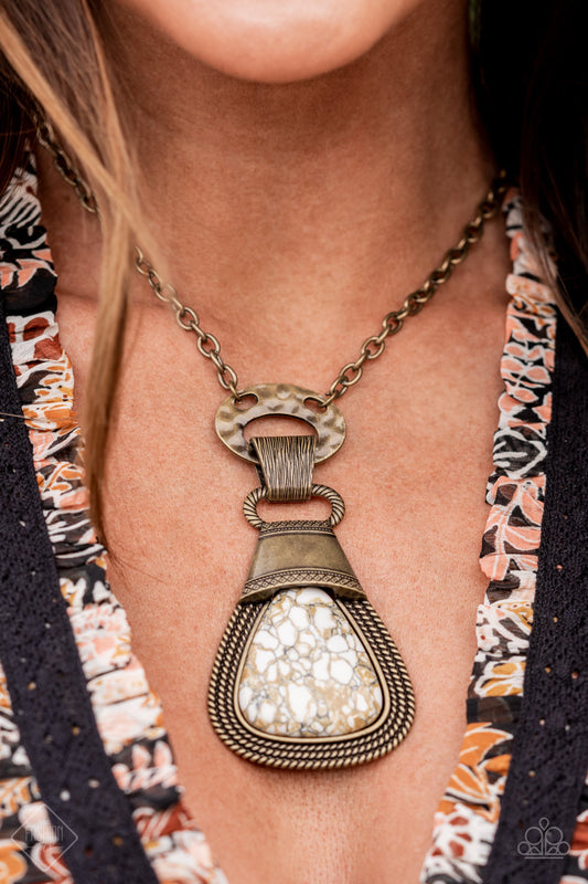 Rodeo Royale - Brass necklace  fashion fix nov 21'