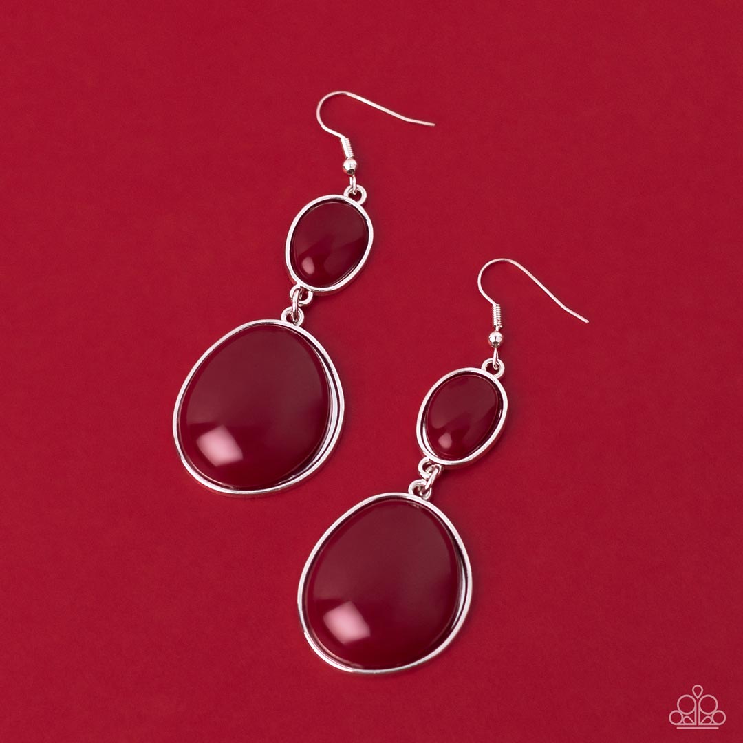 Soulful Samba - Red earrings
