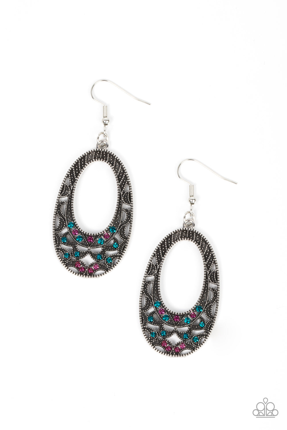 Colorfully Moon Child - Multi earrings