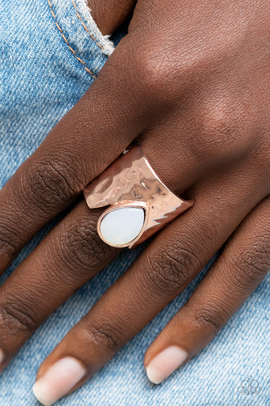 Optimistically Oracle - Rose Gold ring