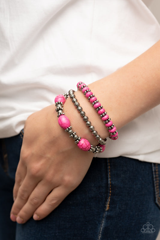 Pulsera rosa de SANDSTORM