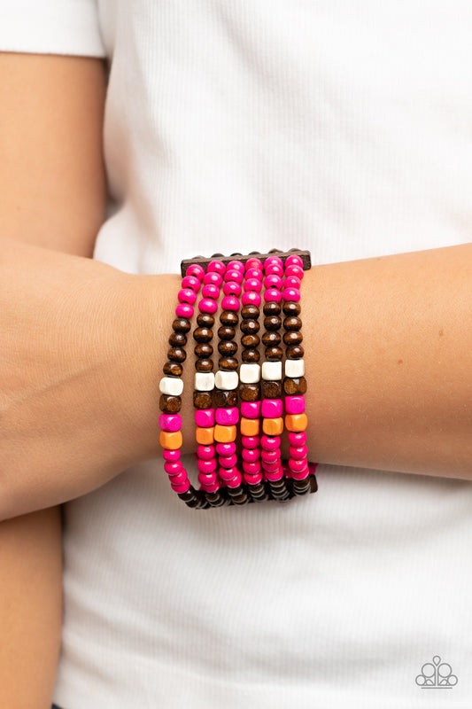Sumérgete en las Maldivas - Pulseras rosas