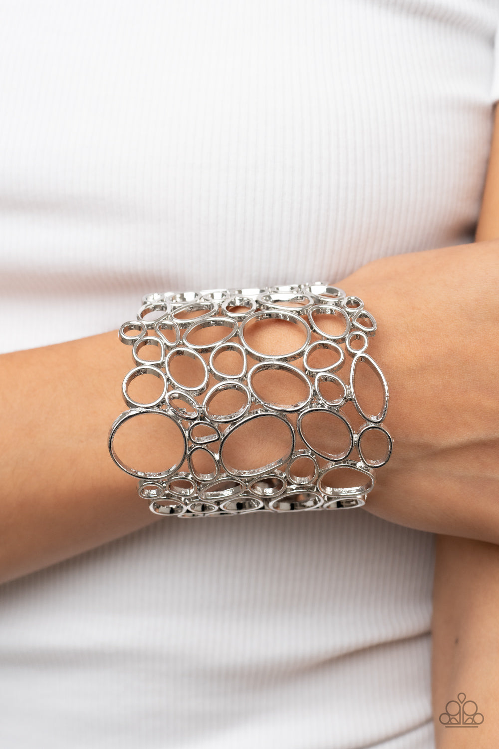 Todo al revés - Pulsera de plata