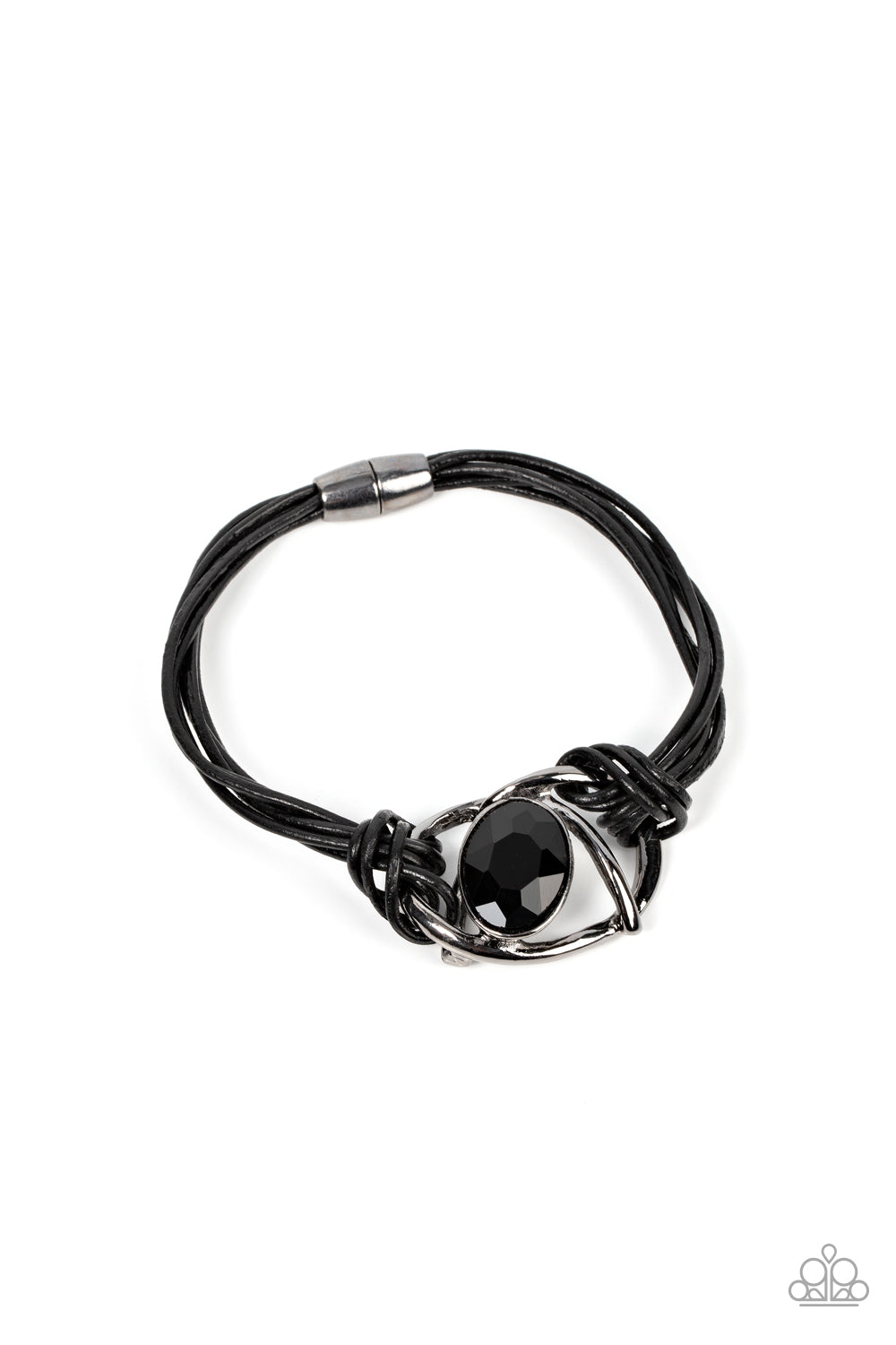 Mantén la distancia - Pulsera negra