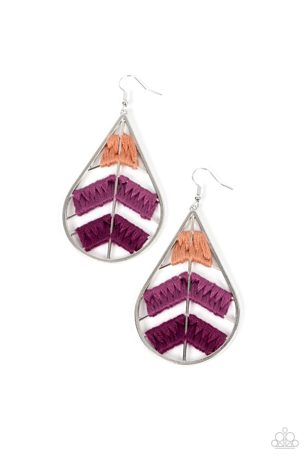Nice Threads - Pendientes morados