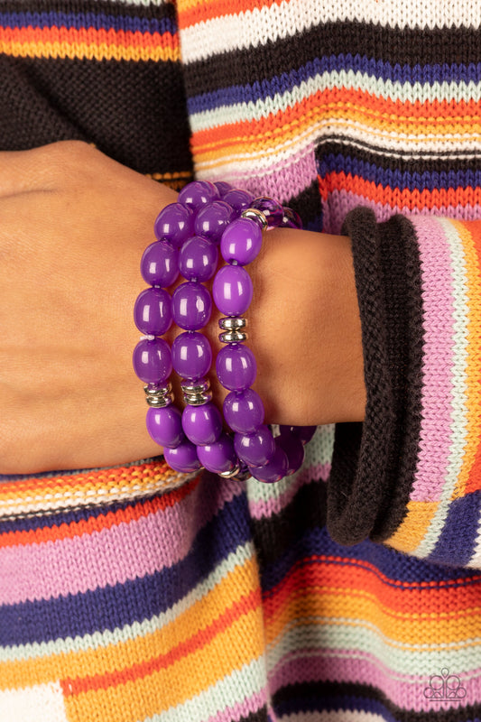 Coastal Coastin - Pulseras moradas