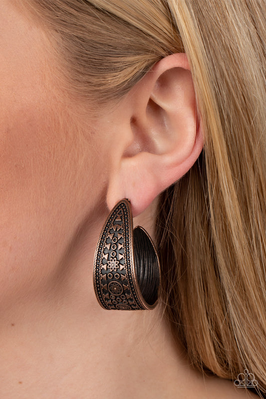 Marketplace Mixer - Copper earrings
