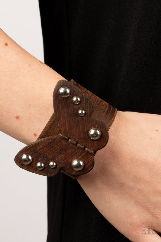 Butterfly Farm - Brown bracelet
