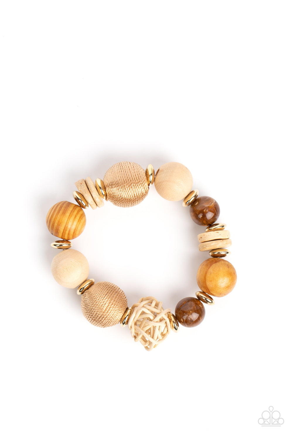 Happily Homespun - Brown bracelet