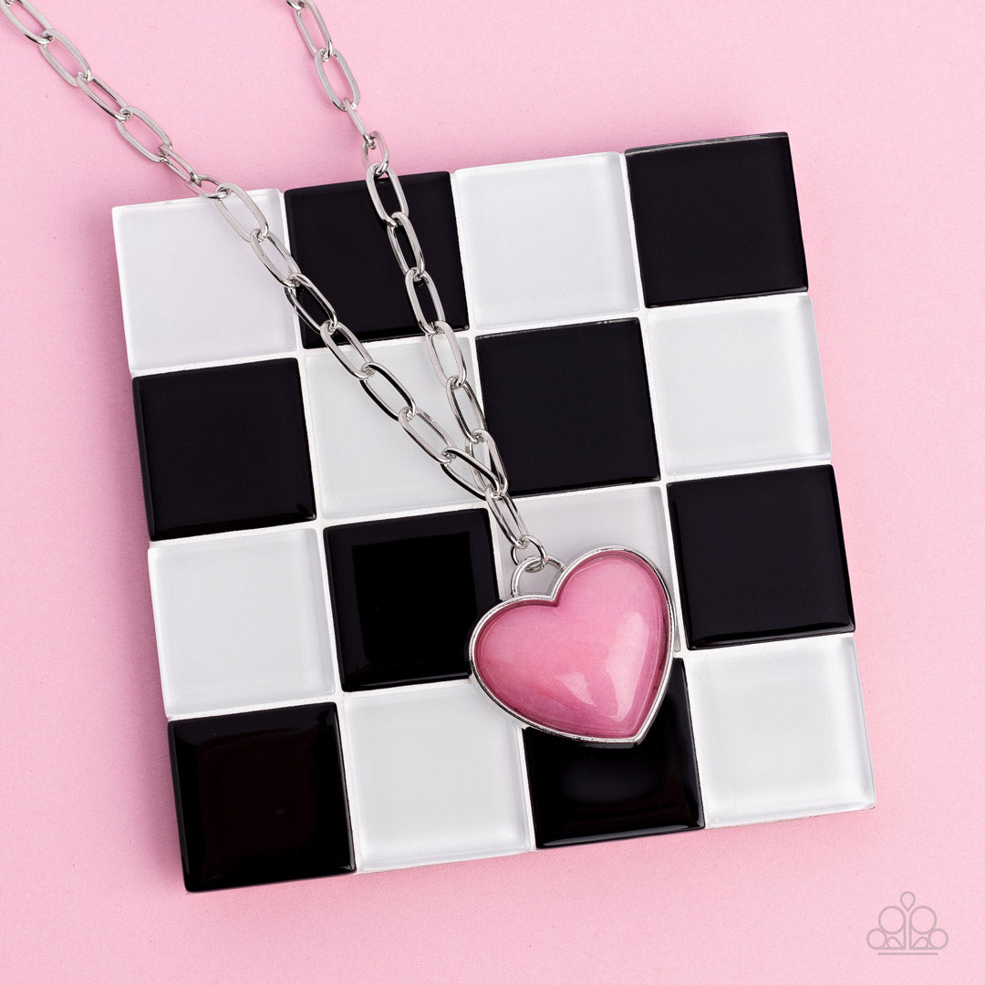 Everlasting Endearment - Pink necklace