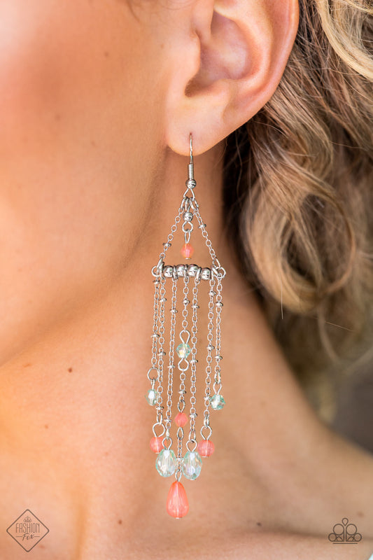 Marina Breeze - Orange earrings fashion fix july 22'