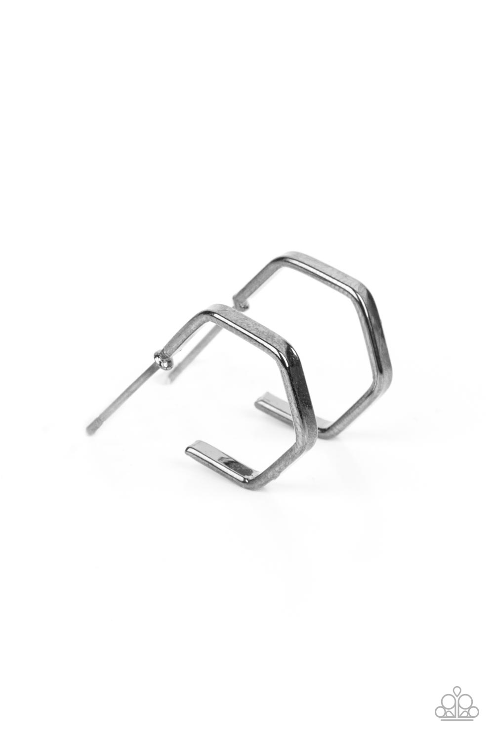 Pendientes negros Haute Hexagons
