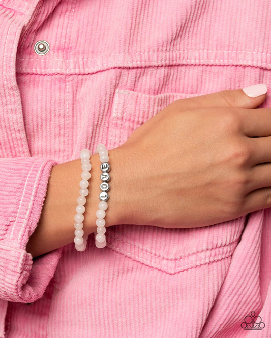 Soñadora devota - Pulsera blanca