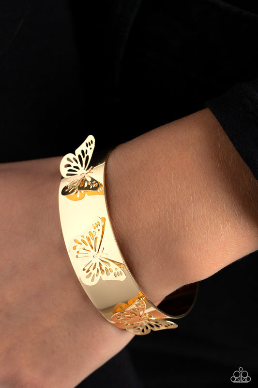 Magical Mariposas - Gold bracelet