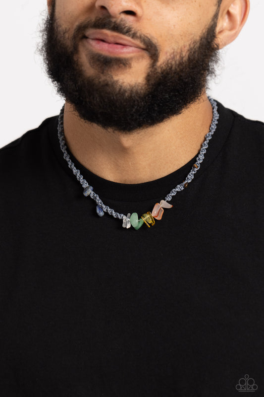 Anhelo cincelado - Collar de plata