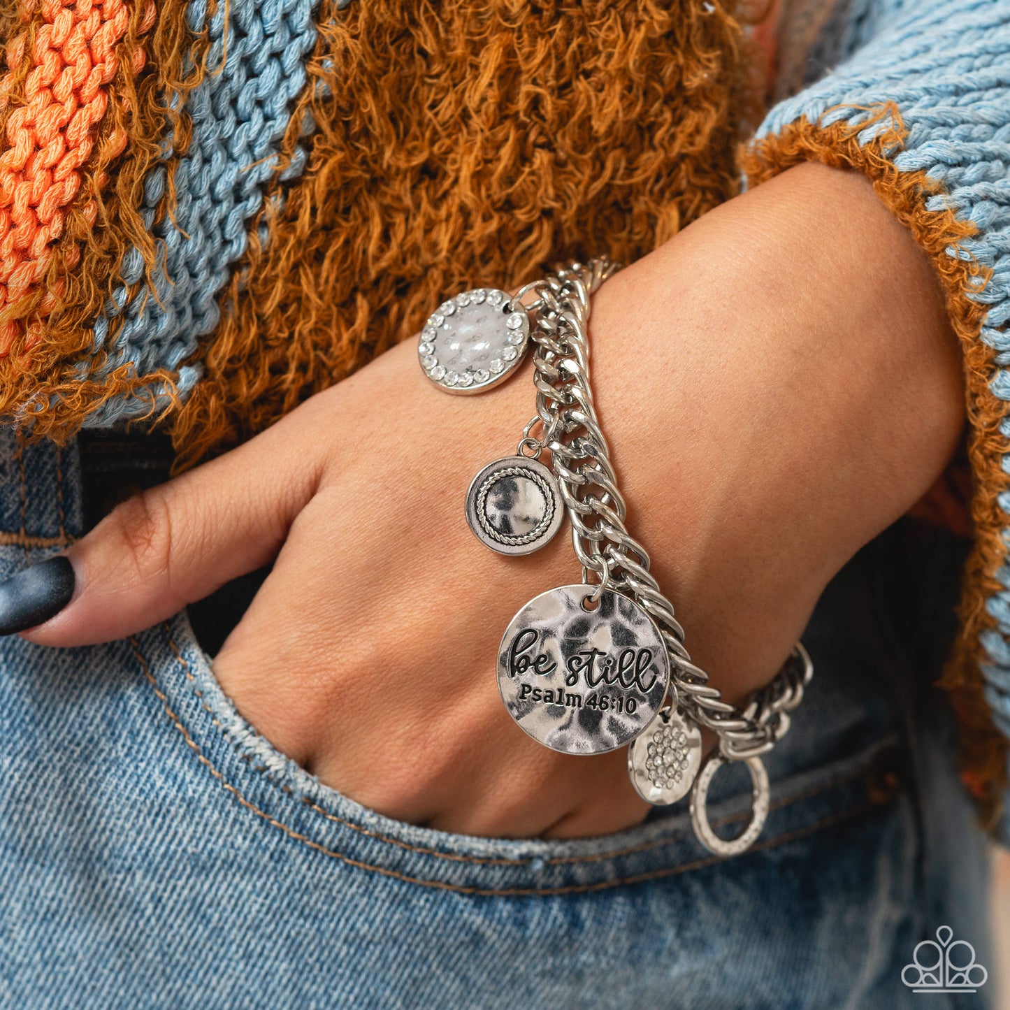 GLITTER y Grace - Pulsera blanca