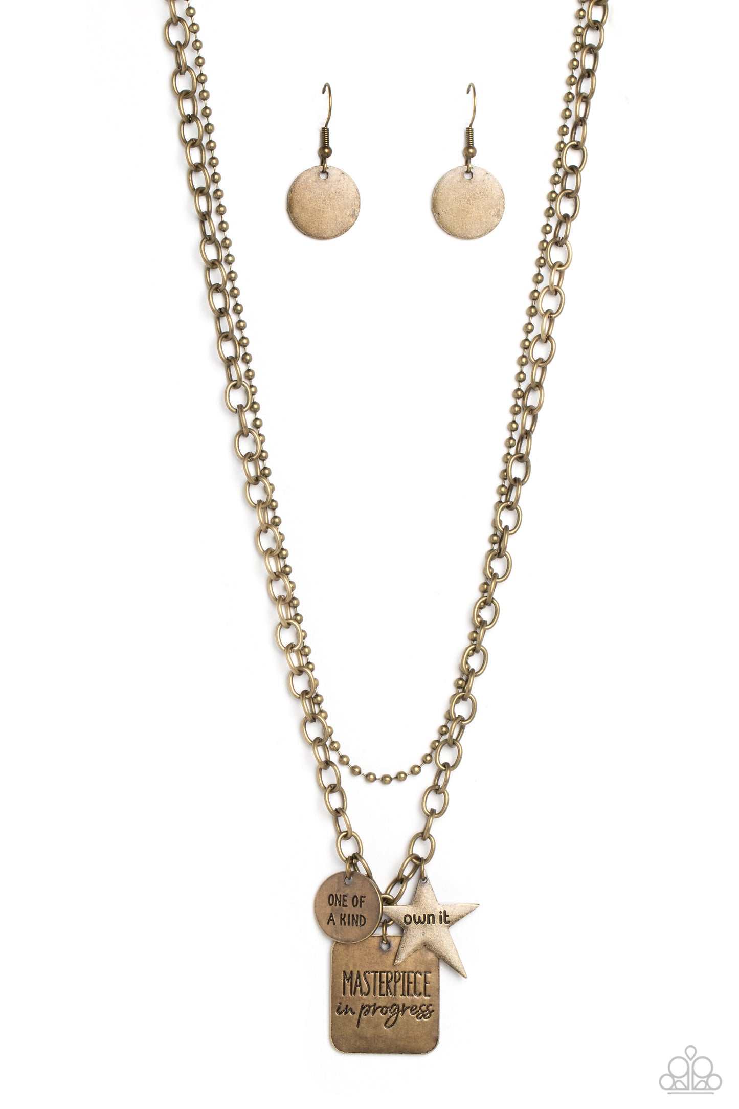 Masterpiece in Progress - Brass necklace