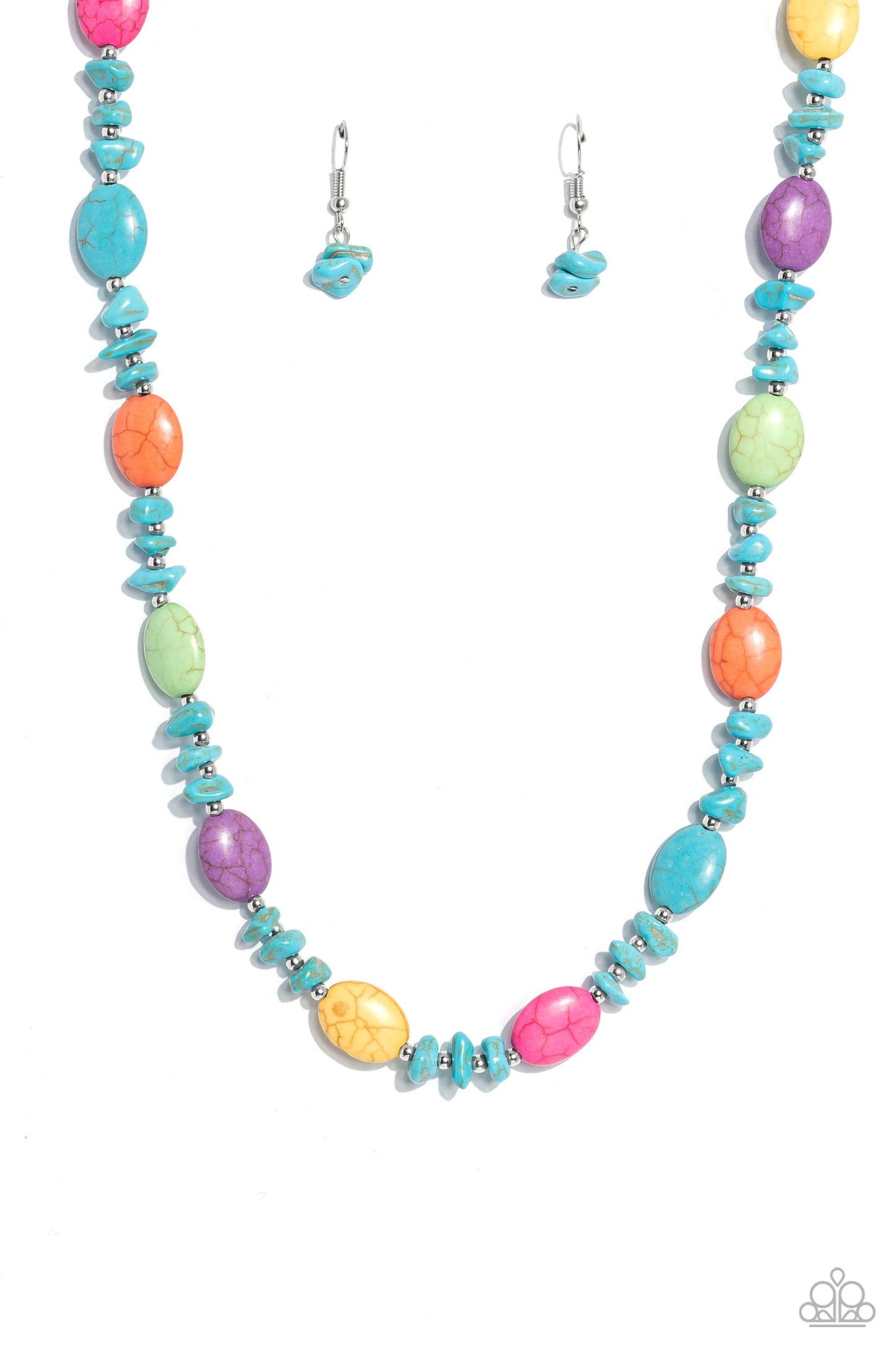 Exhibición de la Edad de Piedra: collar múltiple