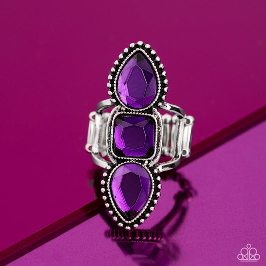Dazzling Direction - Anillo morado