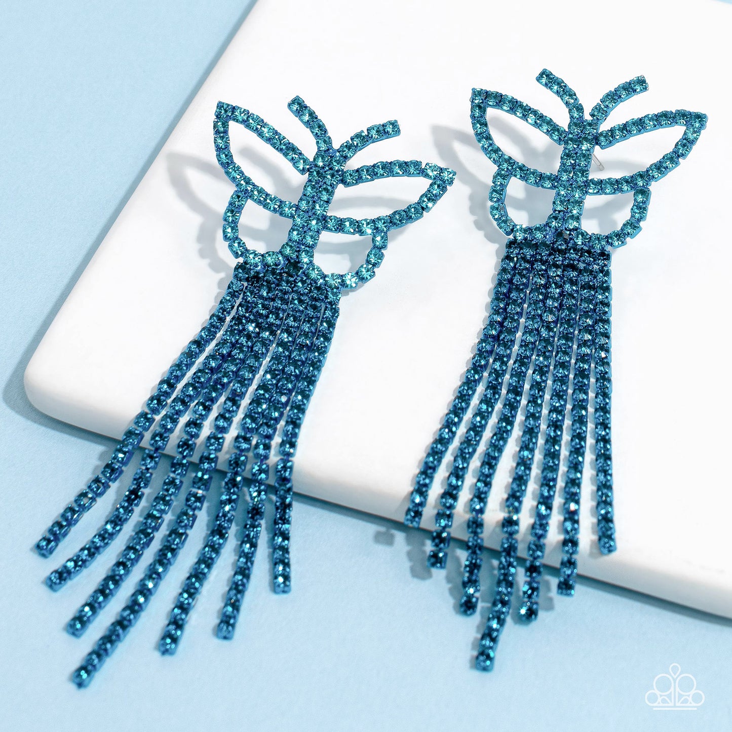 Billowing Butterflies - Blue earrings (LOP July 23')