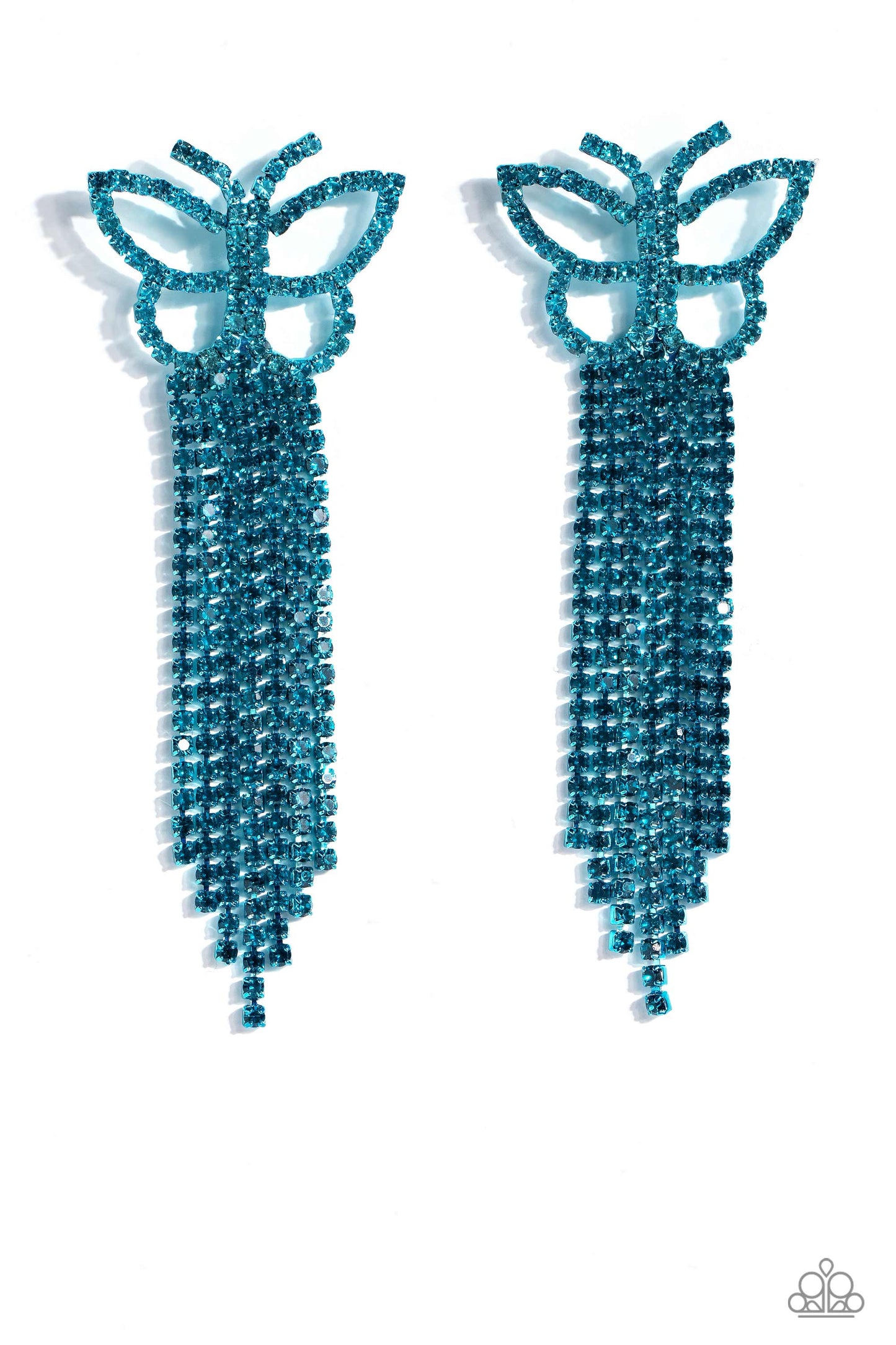 Billowing Butterflies - Blue earrings (LOP July 23')