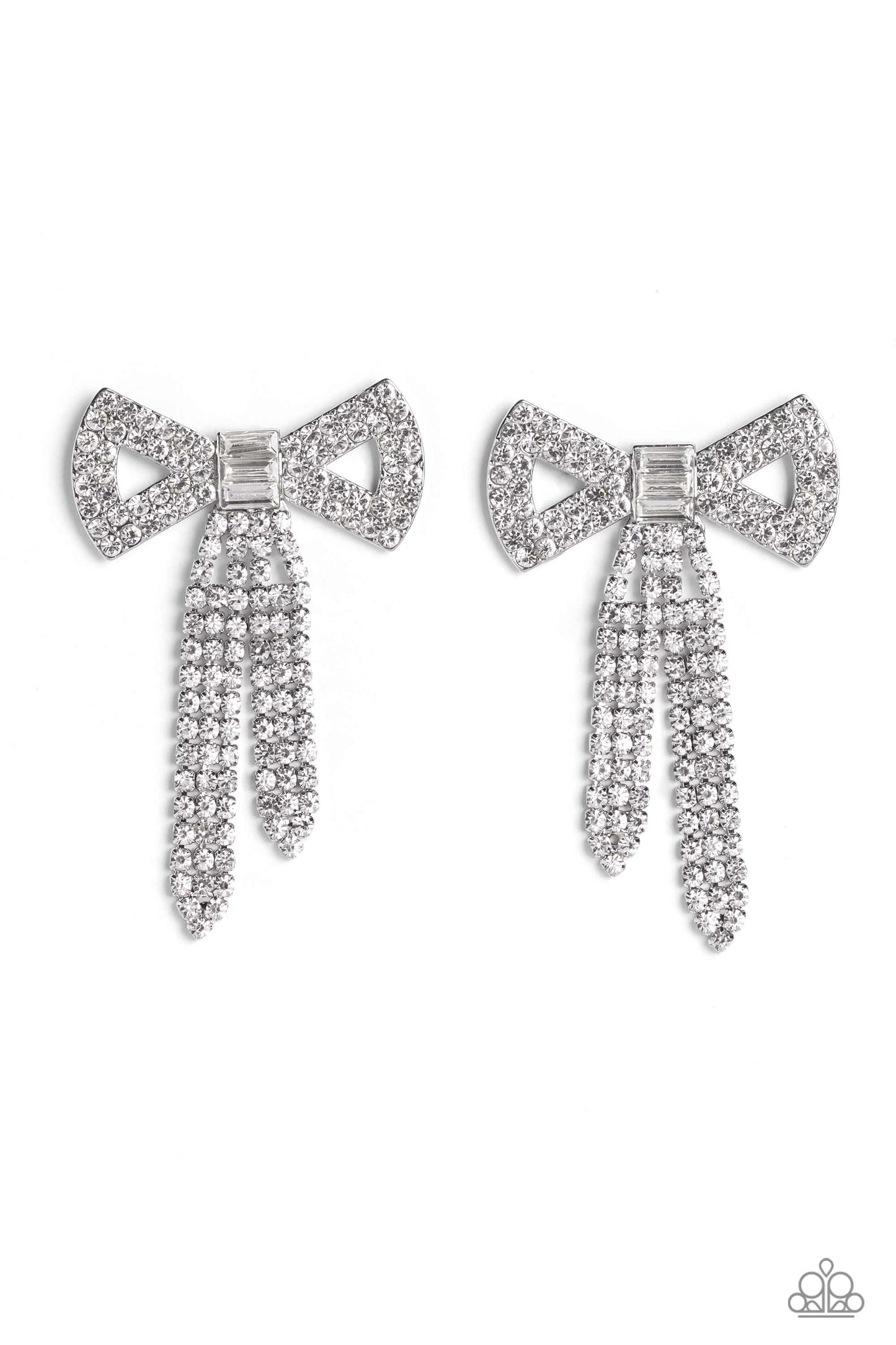 Just BOW With It - White earrings LOP August 23'