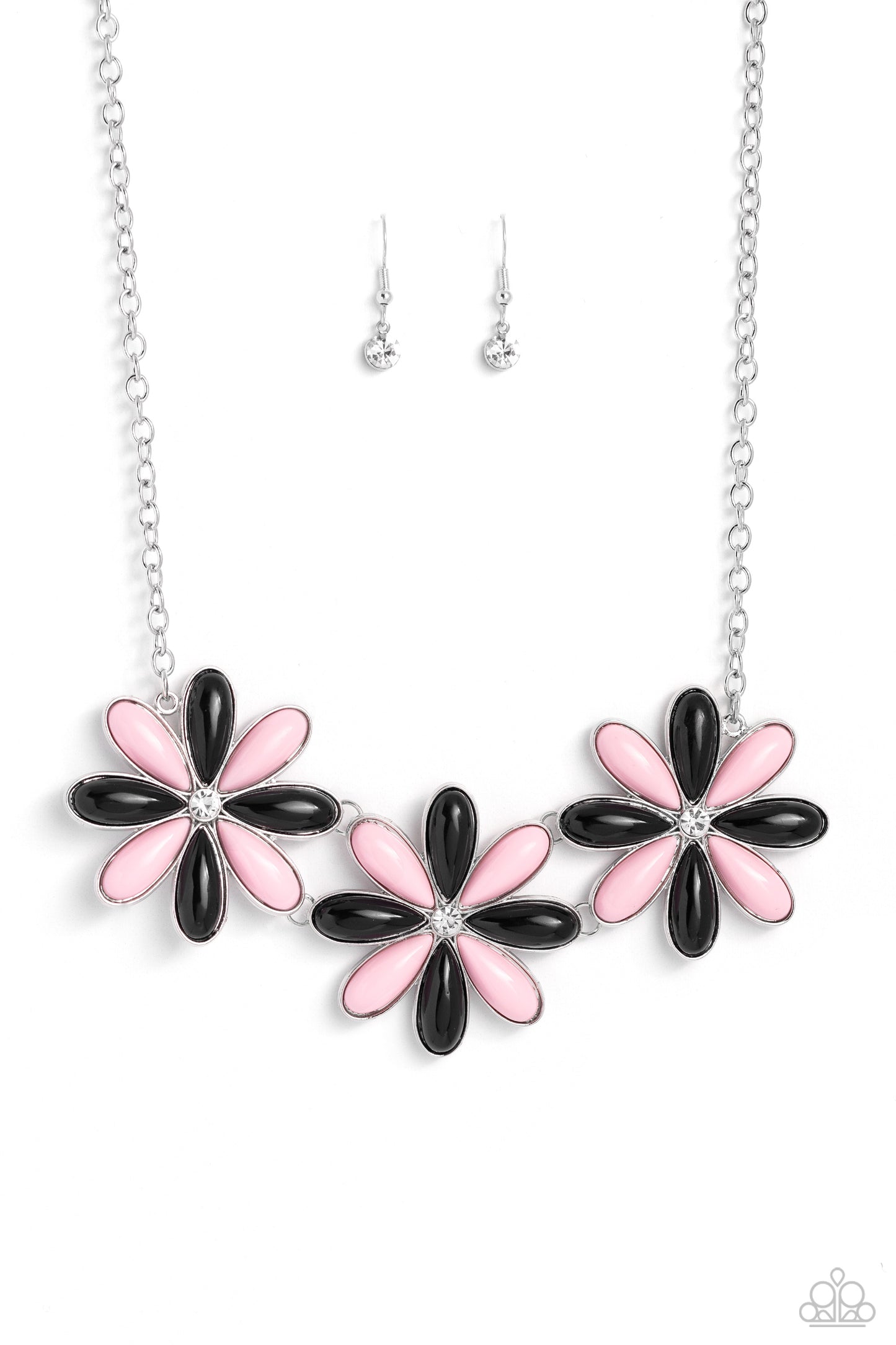 Bodacious Bouquet - Black necklace