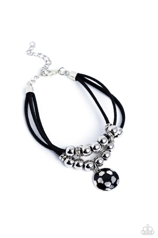 Soccer Player - Black bracelet