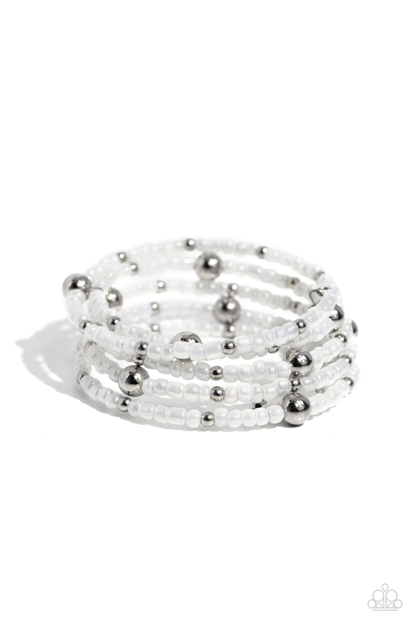 Pulsera retrógrada refinada - blanca