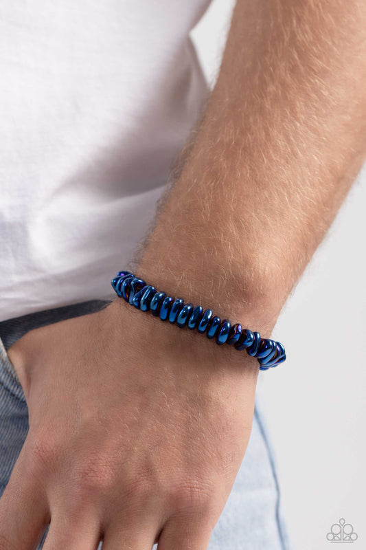 Monochromatic Mechanic - Blue bracelet