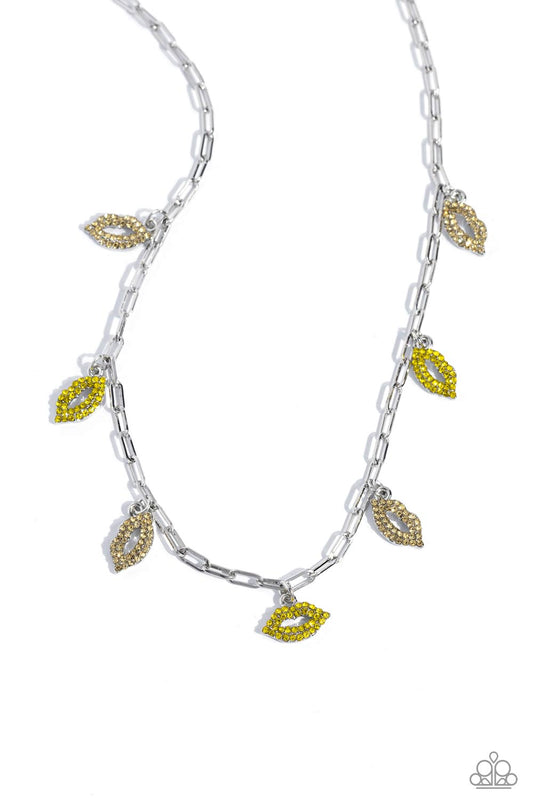 KISS the Mark - Yellow necklace - limit 2 per order