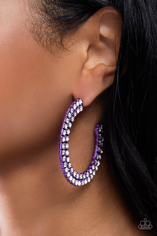 Flawless Fashion - Purple earrings