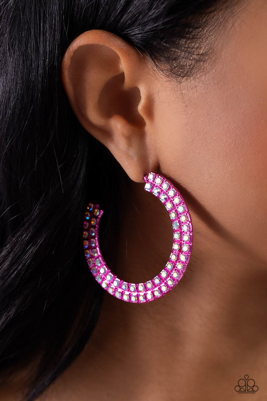 Flawless Fashion - Pink earrings