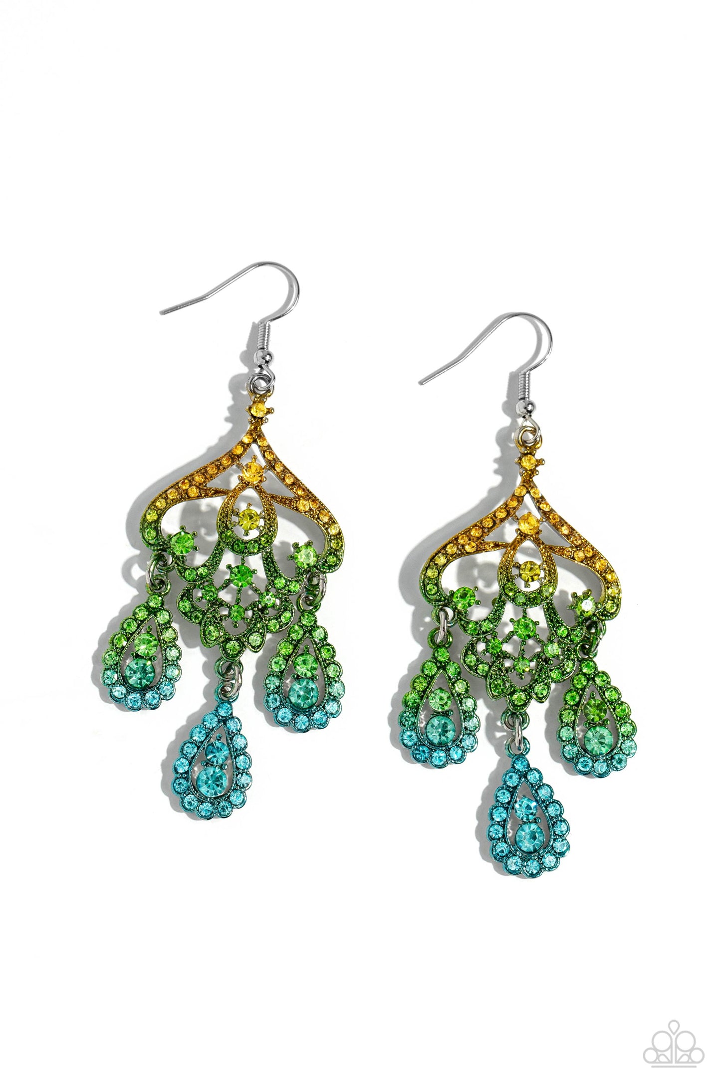 Chandelier Command - Multi earrings