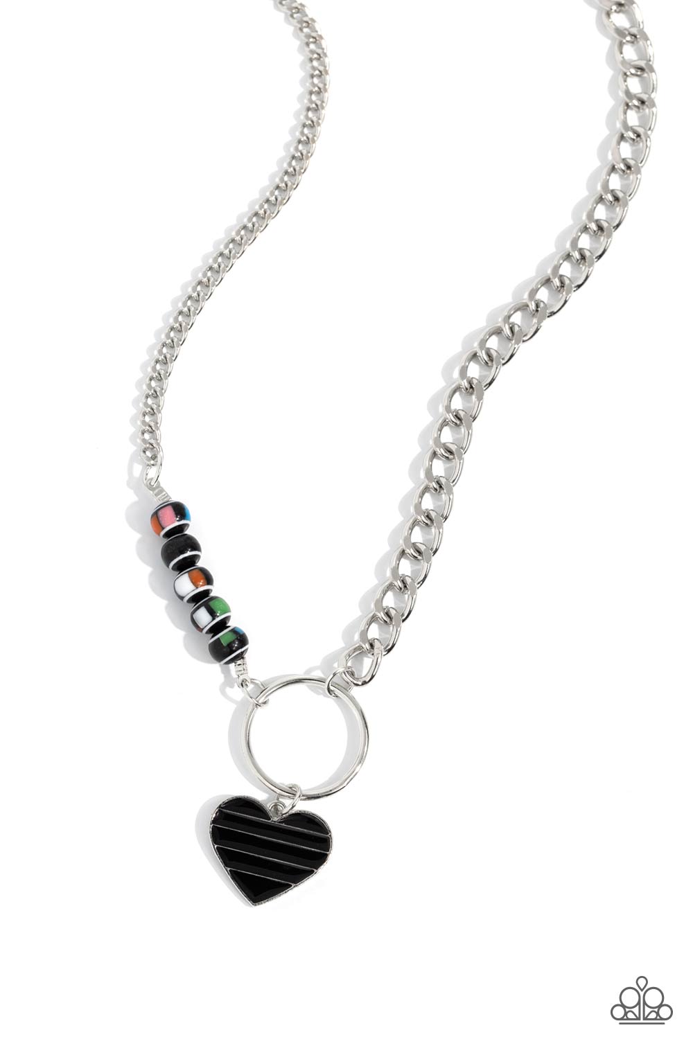 Caos desigual - Collar negro