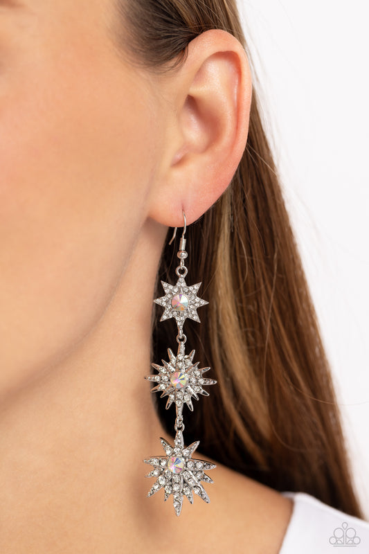 Stellar Series - White earrings