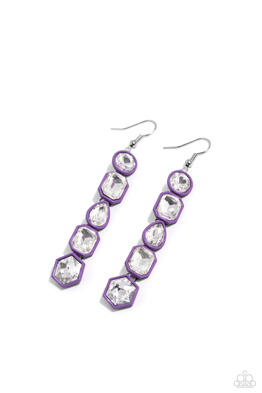 Developing Dignity - Purple earrings
