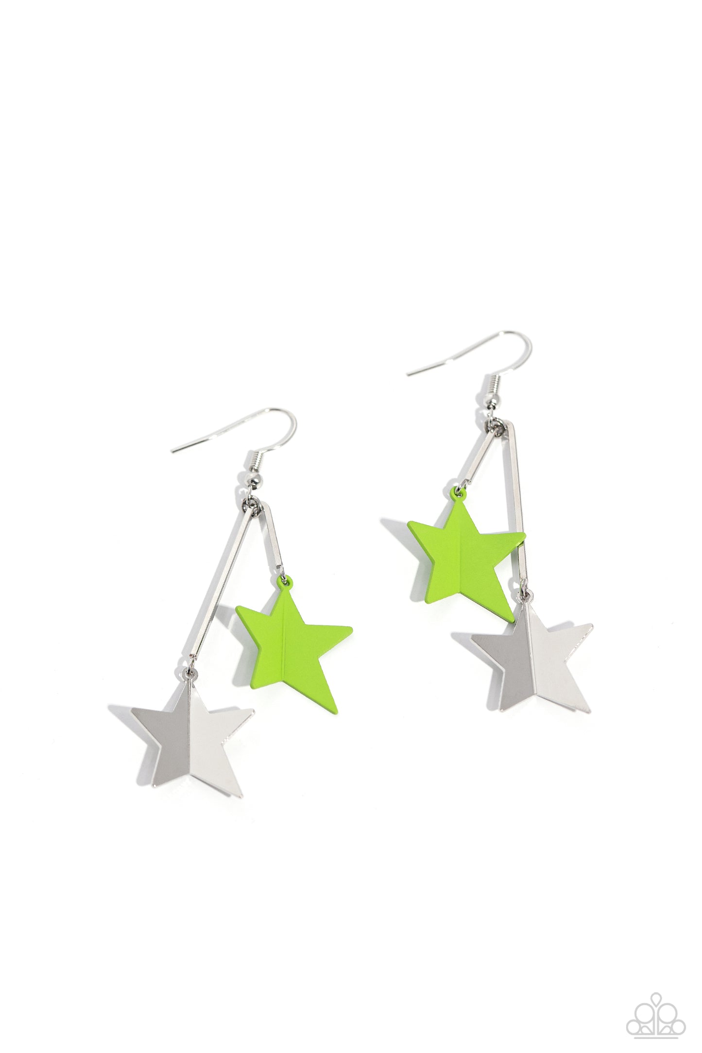 Stellar STAGGER - Green earrings