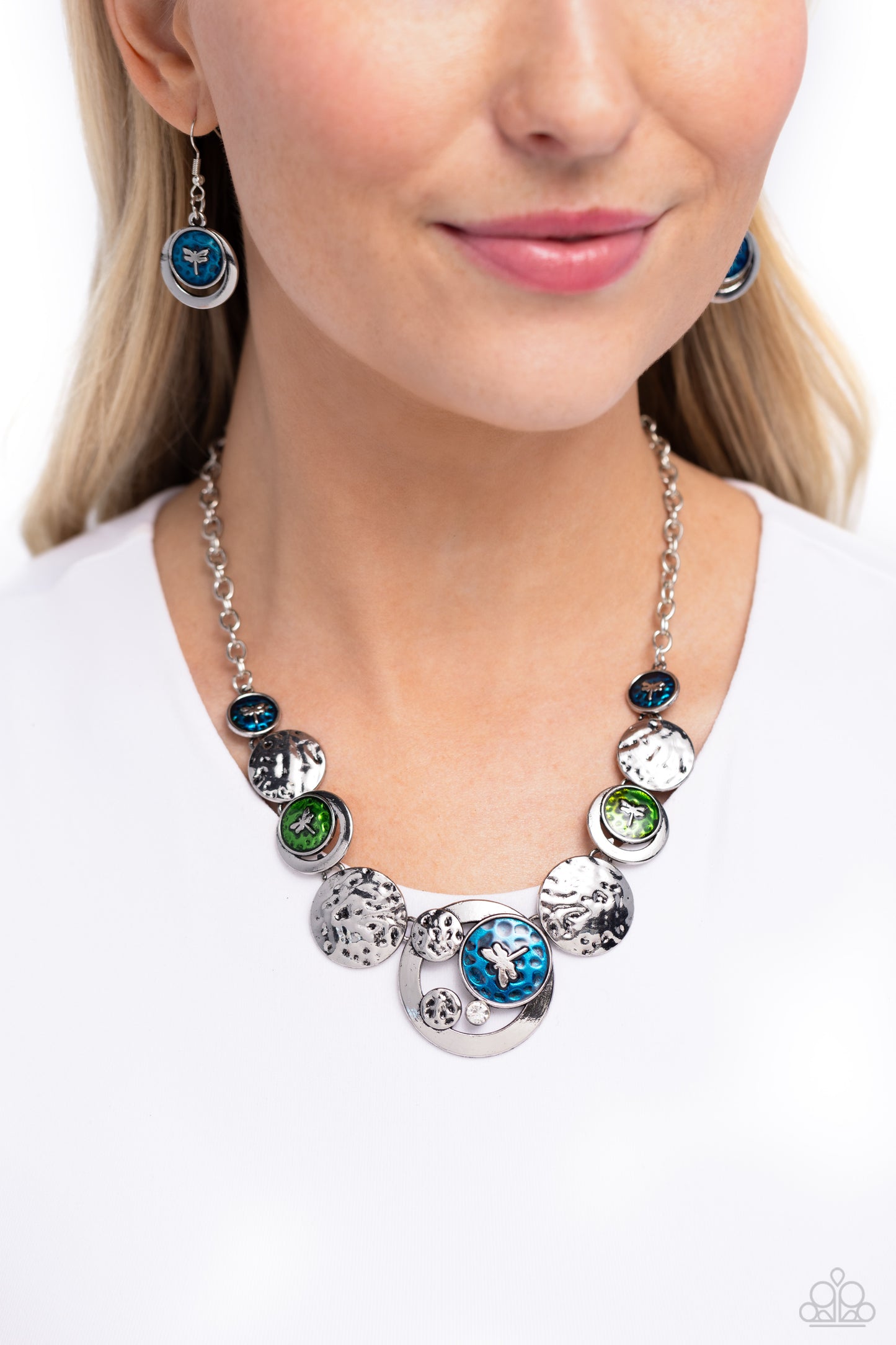 Diseño de libélula - Collar multi